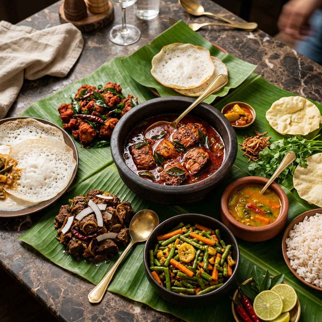Complete Master Catering Menu Spread featuring Kerala Dishes and Buffets